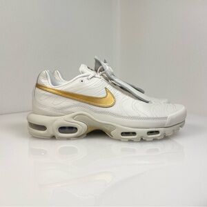 Nike Air Max Plus Tiempo (Size 11.5) "Phantom/Metallic Gold" Men's Sneakers